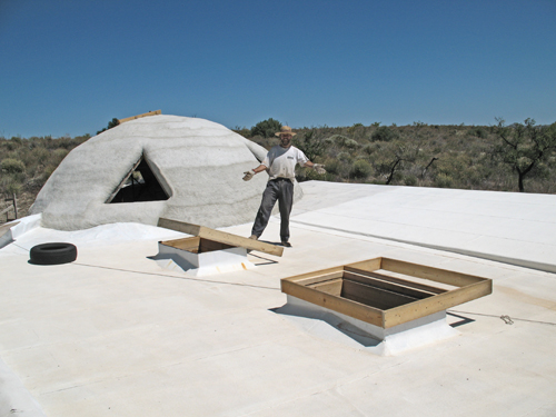 earthship skylight hoppers